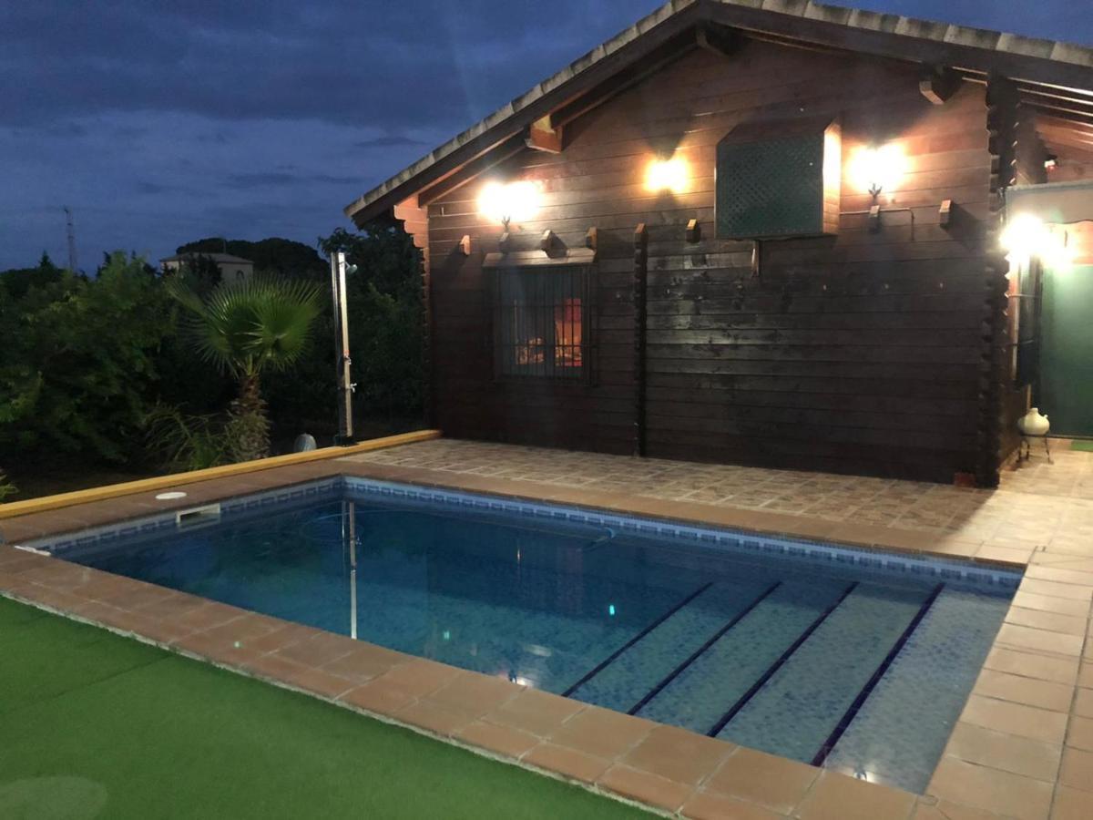 セビリア Casa De Madera El Oasis El Palomarヴィラ エクステリア 写真
